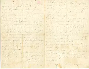 Lettera di Tanara alla moglie